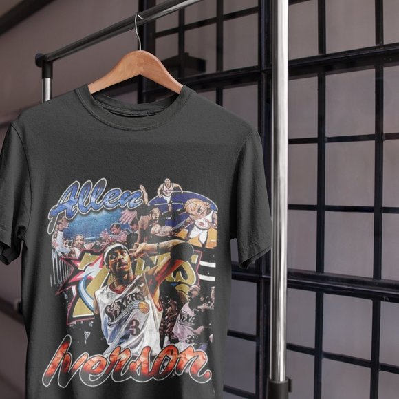 Allen Iverson Vintage T-Shirt - Picture 1 of 2